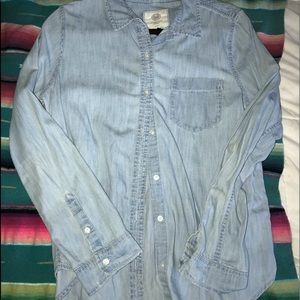 Denim Jean button up shirt